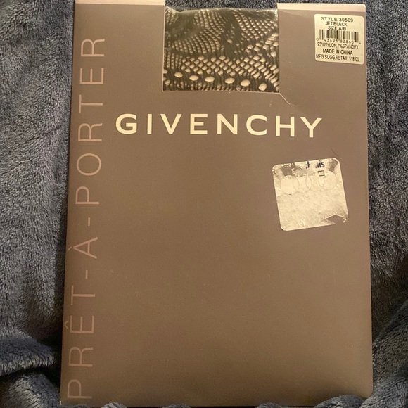 New in pkg. Givenchy Jet Black Pret-A-Porter Hose, size A/B - Picture 1 of 4